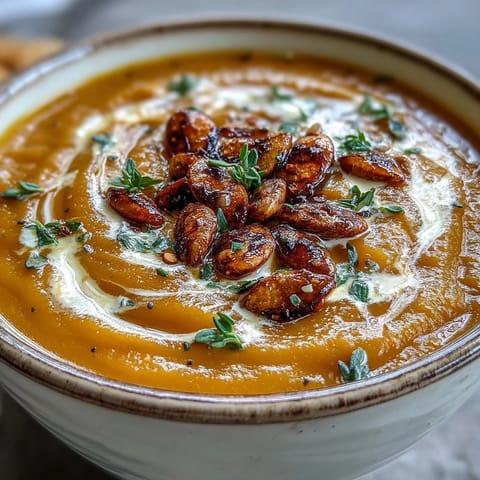 Easy Roasted Butternut Squash Soup ingredients prepped on a tray, featuring rich orange squash, carrots, and onions.
