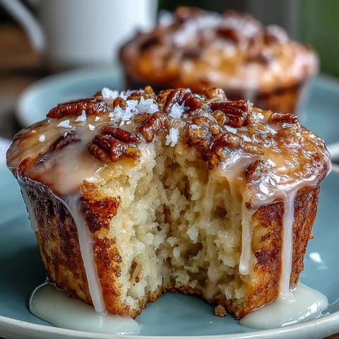Fluffy lemon poppy seed muffins with bright citrus flavor, topped with a tangy lemon glaze for a delightful spring treat.