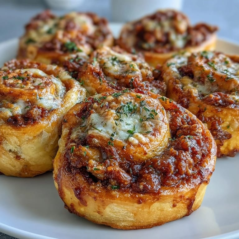 Freshly baked Irresistible High Protein Pepperoni Pizza Rolls are arranged on a tray, ready for game day snacking or healthy meal prep.