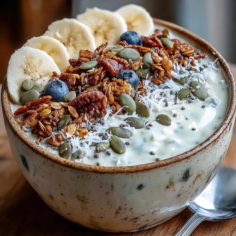 A thick, nutritious High Fiber Smoothie Bowl perfect for a satisfying breakfast.