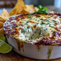 Baked Cilantro and Lime Chicken With Scoops, bubbly and golden, garnished with fresh cilantro and lime wedges for a zesty finish.